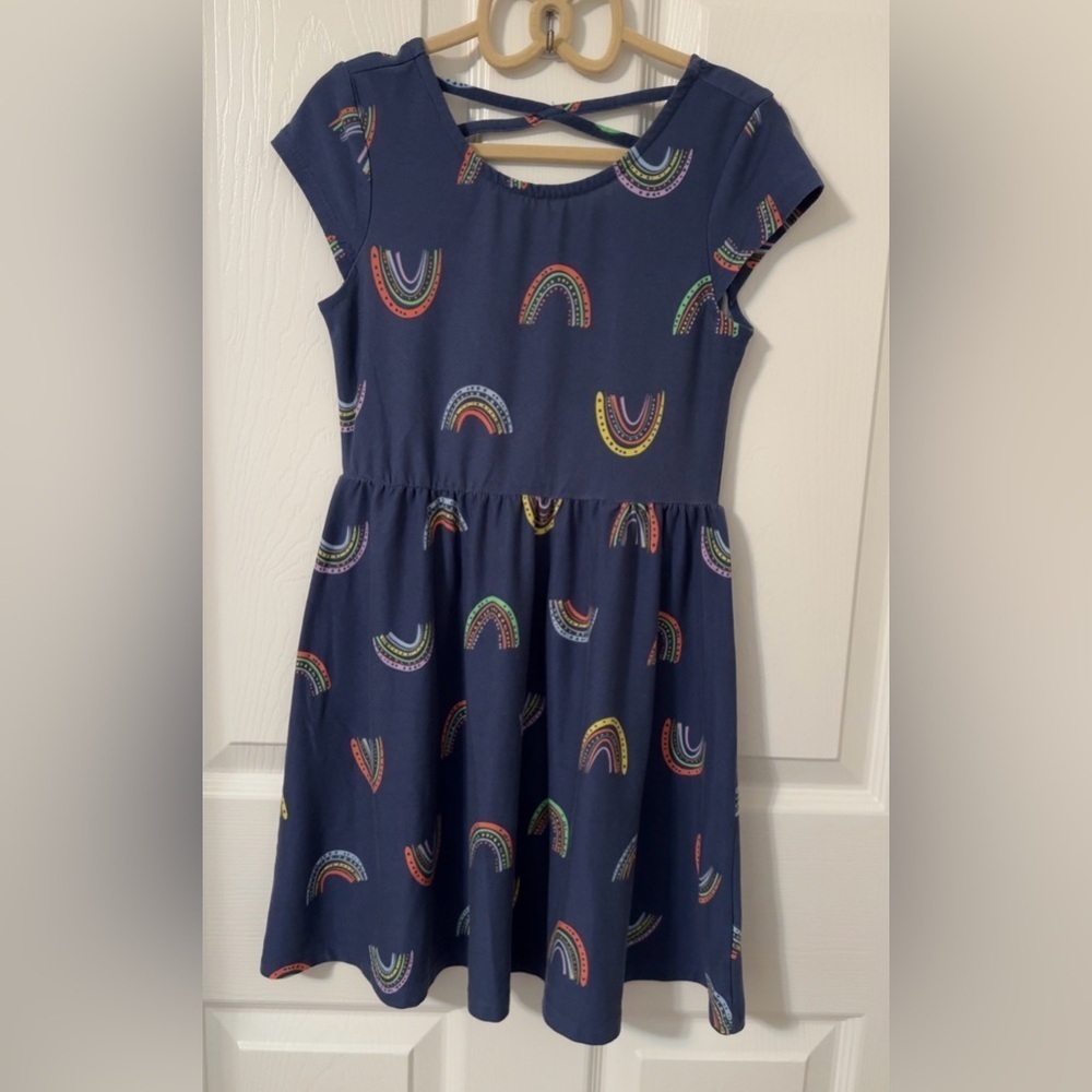Epic Threads Navy Dress with Rainbow Accents - Picture 5 of 9